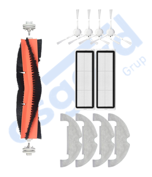 XİAOMİ MOP 2 ULTRA – X10 Uyumlu 1 Ana Fırça 4 Yan Fırça 2 Filtre 4 Mop