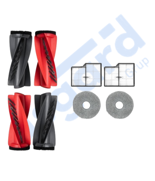 Roborock Saros 10- Saros 10R Uyumlu 2 Ana Fırça 2 Filtre 2 Mop