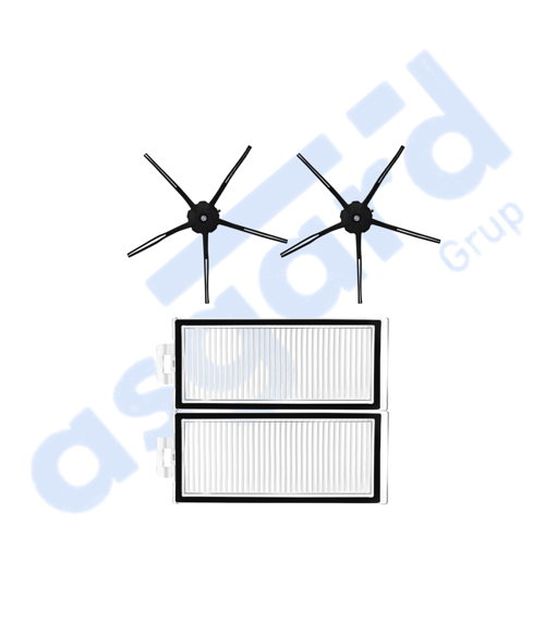 ROBOROCK Q7 , Q7+ , Q7 MAX , Q7 MAX+  Uyumlu 2 Yan Fırça 2 Filtre