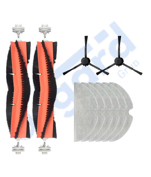 Xiaomi 1C,2C,Mop 2 Uyumlu 2 Ana Fırça 2 Yan Fırça 6 Mop