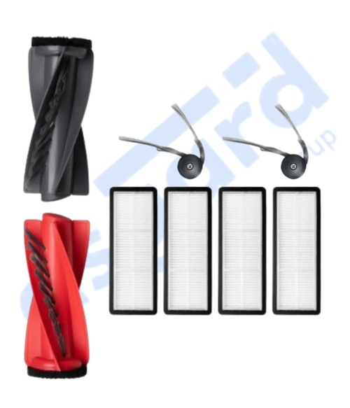 Roborock Qrevo Curv Uyumlu 1 Ana Fırça 2 Yan Fırça 4 Filtre