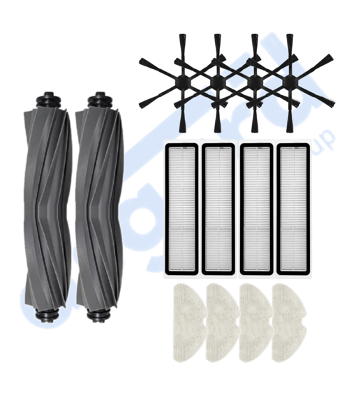 DREAME D10S, D10S PRO, D9 MAX GEN 2 UYUMLU 2 Ana Fırça 4 Yan Fırça 4 Filtre 4 Mop