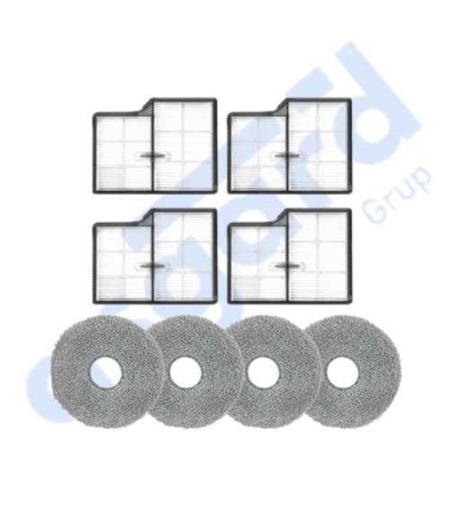 Roborock Saros 10- Saros 10R Uyumlu 4 Filtre 4 Mop