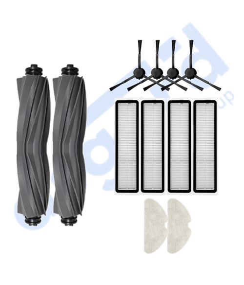 DREAME D10S, D10S PRO, D9 MAX GEN 2 UYUMLU 2 Ana Fırça 4 Yan Fırça 4 Filtre 2 Mop