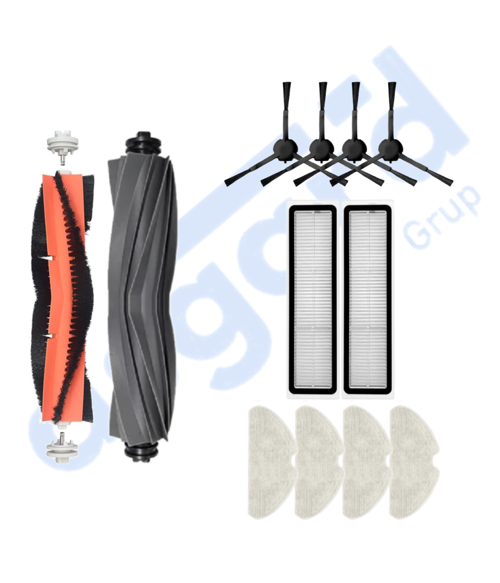 DREAME D10S, D10S PRO, D9 MAX GEN 2 UYUMLU 2 Ana Fırça 4 Yan Fırça 2 Filtre 4 Mop