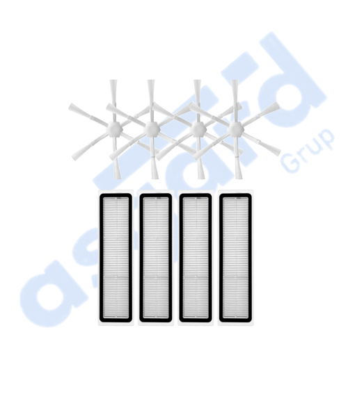 Dreame D10S, D10S PRO, D9 MAX GEN2 Uyumlu 4 Yan Fırça 4 Filtre