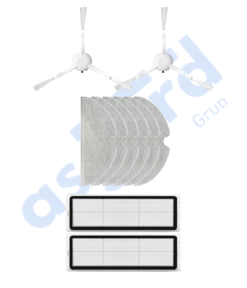Xiaomi 1C,2C,Mop 2 Uyumlu 2 Yan Fırça 2 Filtre 6 Mop