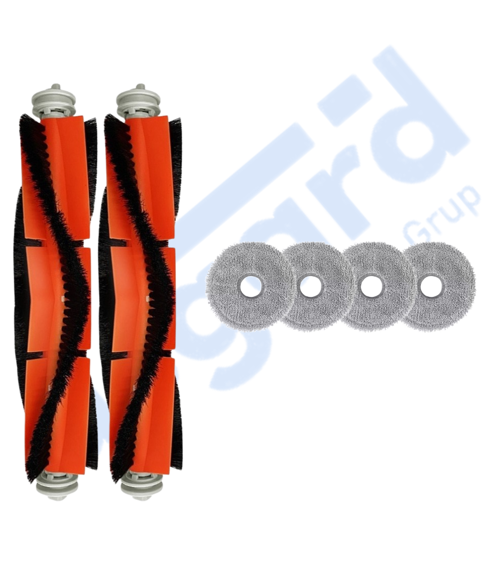Dreame L10 S ULTRA , L10 ULTRA, L10 PRİME Uyumlu 2 Ana Fırça 4 Mop
