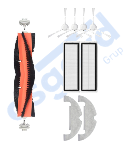 XİAOMİ MOP 2 ULTRA – X10 Uyumlu 1 Ana Fırça 4 Yan Fırça 2 Filtre 2 Mop