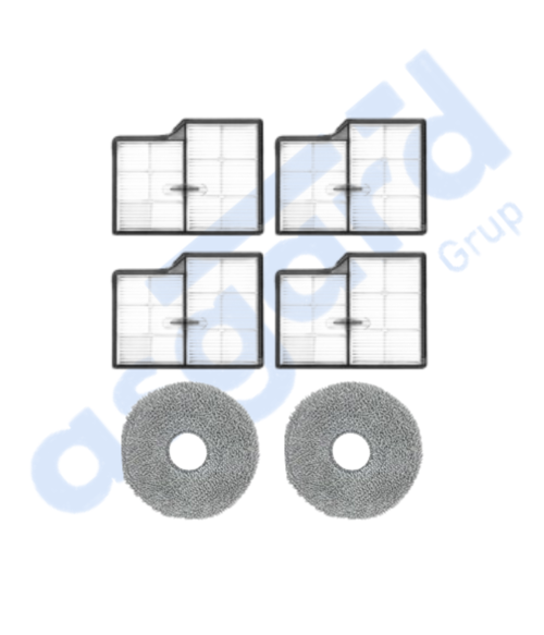 Roborock Saros 10- Saros 10R Uyumlu 4 Filtre 2 Mop