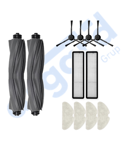DREAME D10S, D10S PRO, D9 MAX GEN 2 UYUMLU 2 Ana Fırça 4 Yan Fırça 2 Filtre 4 Mop