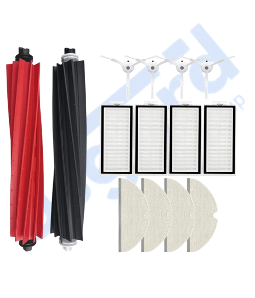ROBOROCK Q8 MAX , Q8 MAX+ UYUMLU 1 Ana Fırça 4 Yan Fırça 4 Filtre 4 Mop