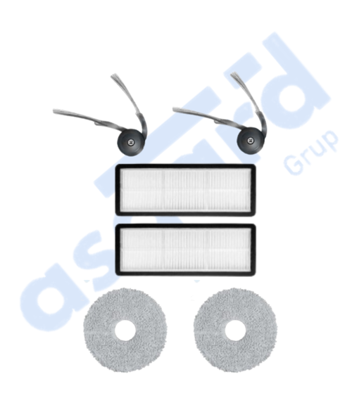 Roborock Qrevo Curv Uyumlu 2 Yan Fırça 2 Filtre 2 Mop