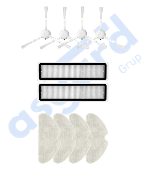 Dreame D10S, D10S PRO, D9 MAX GEN2 Uyumlu 4 Yan Fırça 2 Filtre 4 Mop