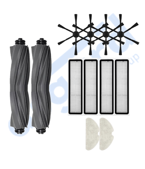 DREAME D10S, D10S PRO, D9 MAX GEN 2 UYUMLU 2 Ana Fırça 4 Yan Fırça 4 Filtre 2 Mop