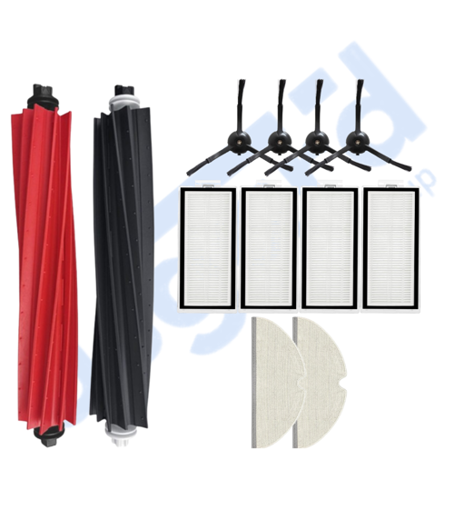 ROBOROCK Q8 MAX , Q8 MAX+ UYUMLU 1 Ana Fırça 4 Yan Fırça 4 Filtre 2 Mop