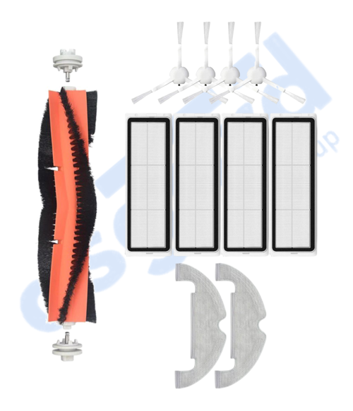 DREAME D10 PLUS – D10S PLUS – D10 PLUS GEN 2 UYUMLU 1 Ana Fırça 4 Yan Fırça 4 Filtre 2 Mop