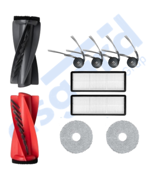 Roborock Qrevo Curv Uyumlu 1 Ana Fırça 4 Yan Fırça 2 Filtre 2 Mop