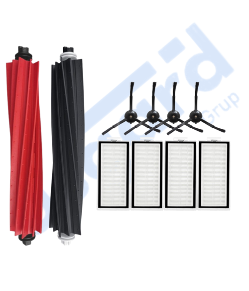 ROBOROCK Q8 MAX , Q8 MAX+ UYUMLU 1 Ana Fırça 4 Yan Fırça 4 Filtre