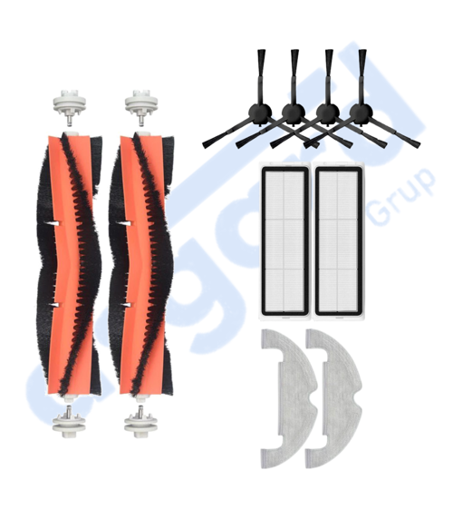 XİAOMİ MOP 2 ULTRA – X10 Uyumlu 2 Ana Fırça 4 Yan Fırça 2 Filtre 2 Mop