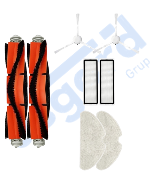 Dreame F9 PRO Uyumlu 2 Ana Fırça 2 Yan Fırça 2 Filtre 2 Mop