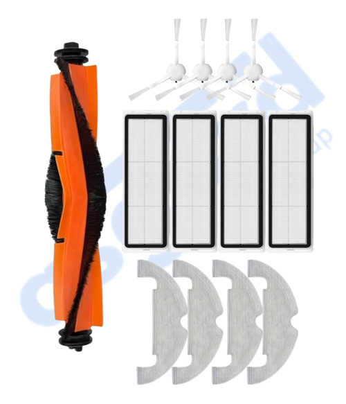 XİAOMİ MOP 2 ULTRA – X10 Uyumlu 1 Ana Fırça 4 Yan Fırça 4 Filtre 4 Mop