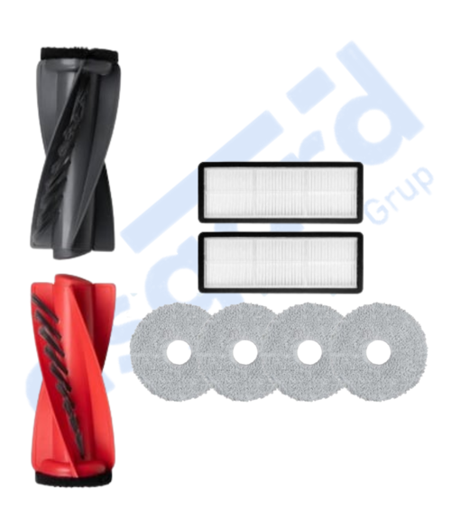 Roborock Qrevo Curv Uyumlu 1 Ana Fırça 2 Filtre 4 Mop
