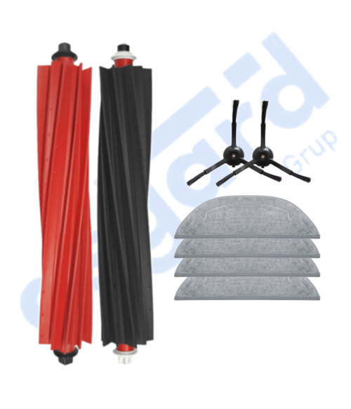 ROBOROCK S8 MaxV Ultra Uyumlu  1 Ana Fırça 2 Yan Fırça 4 Mop