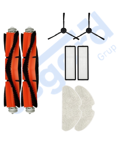 Dreame F9 PRO Uyumlu 2 Ana Fırça 2 Yan Fırça 2 Filtre 2 Mop