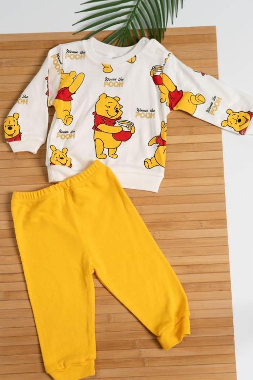Winnie the Pooh Baskılı 2'li Erkek Eşofman Takımı