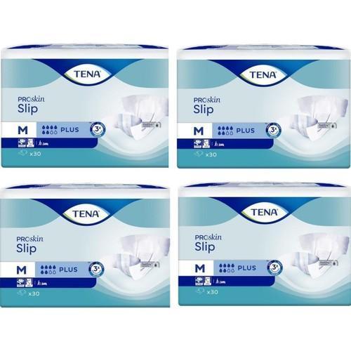 Proskin Slip Plus 6 damla Orta Boy Medium Belbantlı Hasta Bezi 30'lu 4 paket / 120 adet