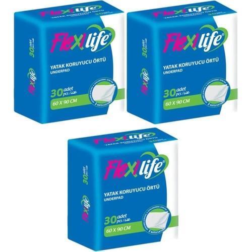 Flexilife Yatak Koruyucu Örtü 60x90 30'lu 3 paket / 90 adet