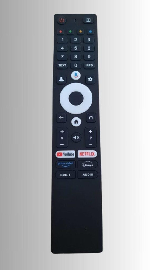 Profilo 85PA725EQG İle Uyumlu Android Tv Kumanda Mikrofonlu