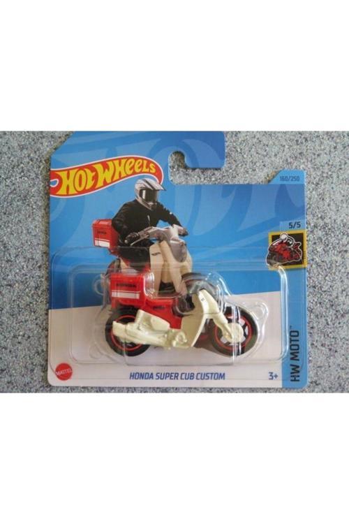 H3H 160 HONDA SUPER CUB CUSTOM bike red 2023 160/250 CaseH New Cast- HKG43