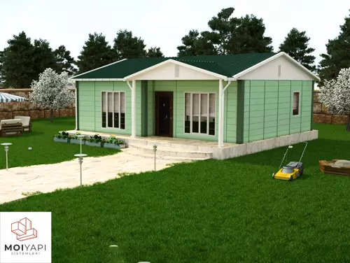 74 m2 Prefabrik Ev 