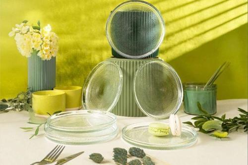 Loren 6'lı Pasta Tabağı Seti Natürel 16 Cm