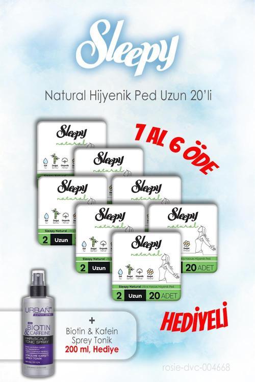 20'li Natural Hijyenik Uzun 7 AL 6 ÖDE ve 200 ML Tonik Hediye