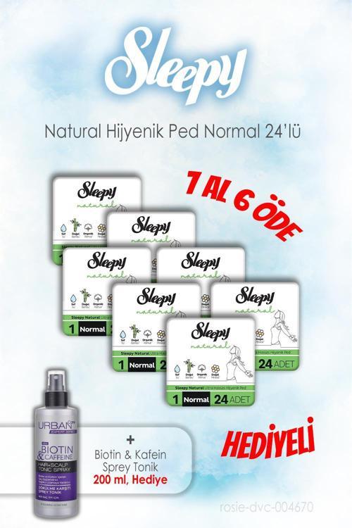 24'lü Natural Hijyenik Normal 7 AL 6 ÖDE ve 200 ML Tonik Hediye
