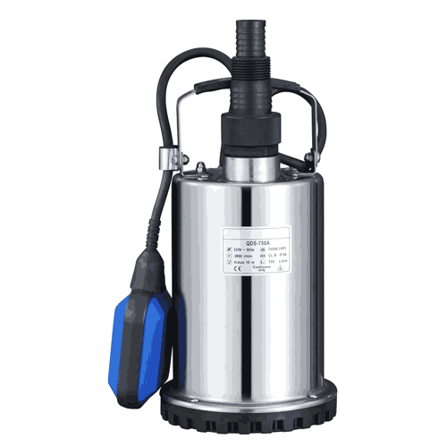 Varan QDS 750A Paslanmaz Temiz Su Dalgıç Pompa 1 HP/ 0.75 kW, Monofaze 220 V, 9 Mss, 9 m3/h