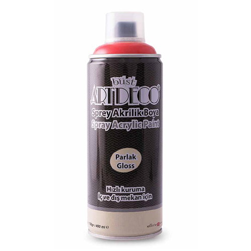 Akrilik Sprey Boya 400 ML Scarlet Sprey Akrilik Boya