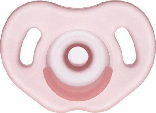 Simetrik Uçlu Full Silikon Emzik No:1 0-6 Ay 561 - PEMBE