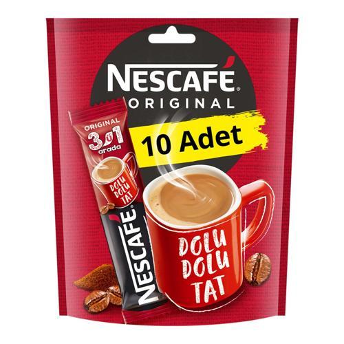 3'ü 1 Arada Orijinal Kahve 17,5 gr 60 Adet