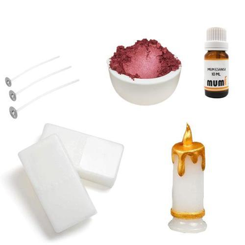 Mum Yapım Seti - Parafin - Kit 123