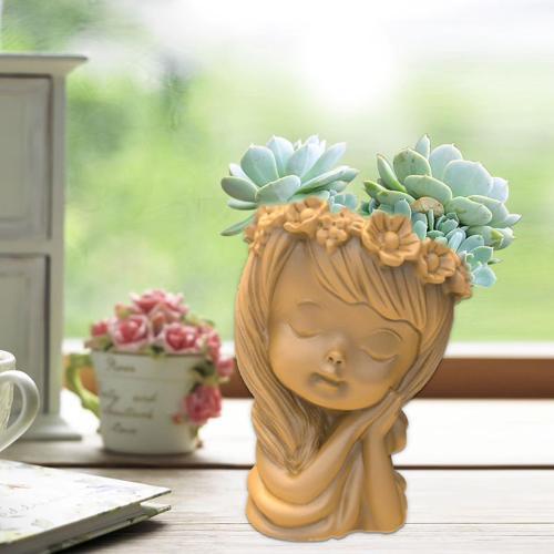 Sevimli Çelenk Kız - Mumluk - Tealight Tutucu