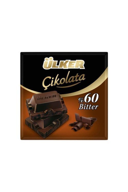 Çikolatalı Bitter %60 Kare 60G X12 Paket