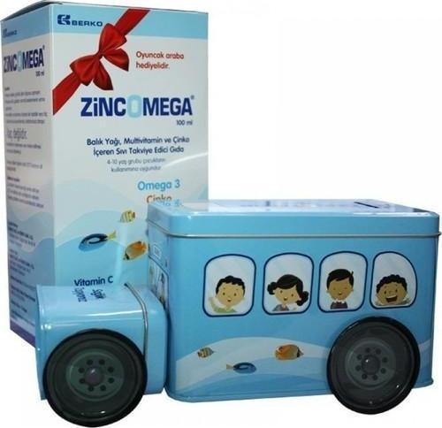 Zincomega Balık Yağı Şurup Oyuncak Araba Hediyeli Erkek