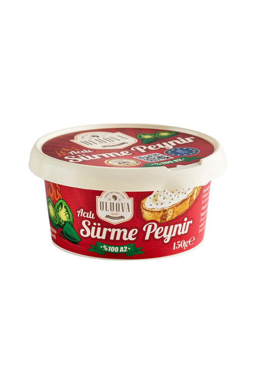 Uluova Acılı Krem Peynir (150 G)X6 Adet