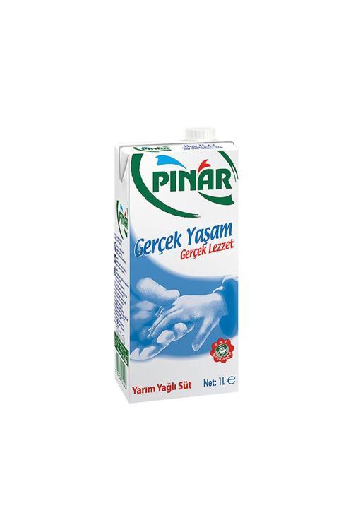 Gerçek Yaşam Yarım Yağlı Süt (1 L) X6 Adet