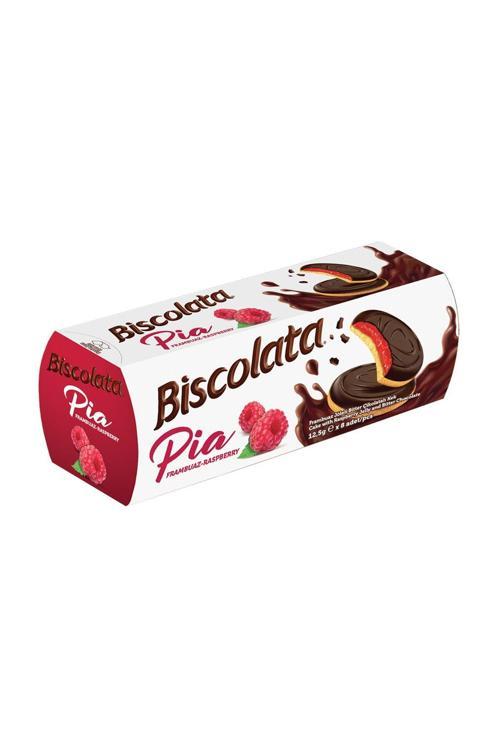 Pia Frambuazlı Sandviç Bisküvi 100Gr X12 Adet