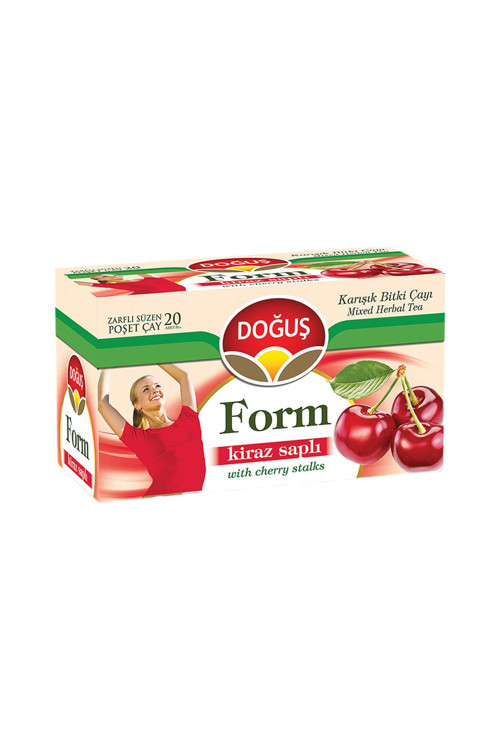 Çay Form Kiraz Saplı 40 G (20'Li) X8 Paket